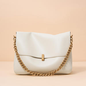 Hot Selling Chain Sling Genuine <b>Leather</b> <b>Ladies</b> Shoulder <b>Bags</b> Crossbody <b>Bags</b> High Quality Cowhide Women's Messenger <b>Bags</b> - Product Image 3