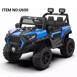 Mainan remote control uniseks, mainan mobil kendali jarak jauh motor ganda 2.4G besar 2 kursi - Product Image 4