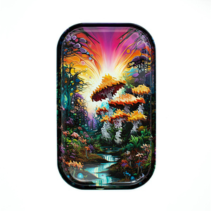 ถาดรีดโลหะมีหลายขนาด27x16ซม. 18X14ซม. 20.5X10.5ซม. ถาดเสิร์ฟอุปกรณ์ทำควันดีไซน์ตามสั่ง - Product Image 3