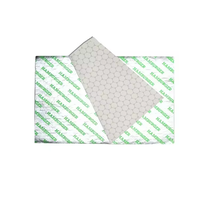 Conception de tailles différentes papier alvéolé Sandwich Wrap isolé Burger papier d'emballage