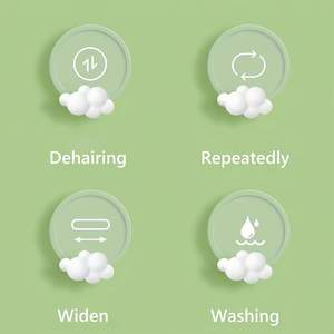 Rouleau de peigne super nettoyant et mignon pour enlever les poils d'animaux, idéal pour chats, petit outil de toilettage en TPR pour chiens et élimination des poils. - Product Image 3