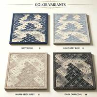 Tapis commercial antidérapant en nylon imprimé sur mesure, motif nuage doré multicolore bleu beige moderne, pour couloir d'hôtel, hall d'entrée, salon