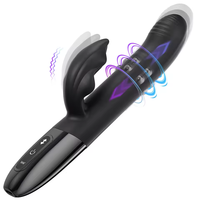 Verbesserte Dehnungs- und Massage-Technik für Liebhaber: 5-Gang-Schaltung + 10-Frequenz-Fernbedienung, Multi-Speed-Vibration, USB