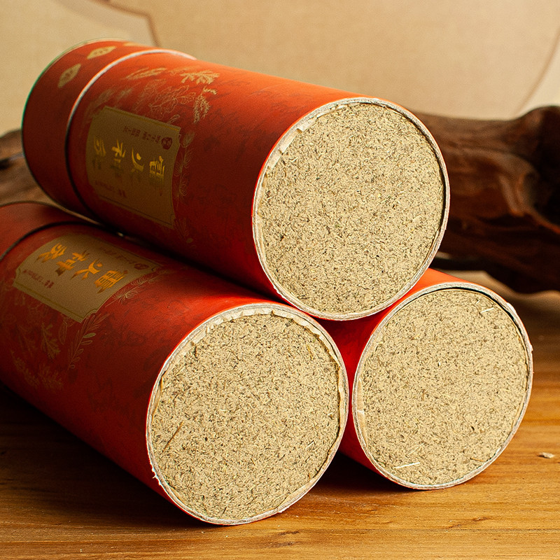Yucaotang Organic Aromatherapy Moxa Velvet Sticks Holder Seven Years Hemorrhoids Ointment 7.0*20cm Thunder Fire Chinese Medicine