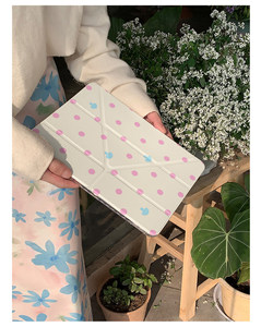 Funda para iPad K‑Style Mushroom Polka Dot con ranura para bolígrafo en forma de Y y cubierta antideslizante para tableta Apple Mini Air8 Pro de 13 pulgadas - Product Image 3