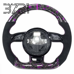Volant sport racing amélioré en fibre de carbone forgée pour Audi A3 A4 A5 A6 A7 RS3 RS4 RS5 RS6 RS7 B8 B8.5 Q3 Q5 Q7 - Product Image 1
