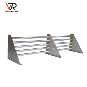 Victory Venta caliente Estante de almacenamiento de estante de pared plana de acero inoxidable para hoteles y restaurantes Equipo de catering - Product Image 4