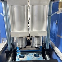 Máquina Sopladora de Botellas de Plástico PET Semiautomática de 2 Cavidades para Frascos de 100 mm