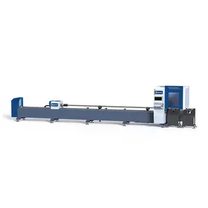 2kw fiber laser cutting machine for metal pipe tube high-speed steel pipe cutting machine furniture making industrial equipment