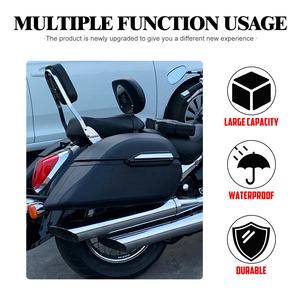 Sacoches Rigides <span class=keywords><strong>de</strong></span> <span class=keywords><strong>Moto</strong></span> Coffre Bagage avec Kit <span class=keywords><strong>de</strong></span> Fixation Robuste pour Touring Softail XL Suzuki <span class=keywords><strong>BMW</strong></span> - Product Image 5