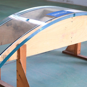 Beste kwaliteit helder gehard dubbel warmtebestendig gebogen Low-E isolatieglas - Product Image 3