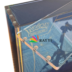 Boîte de collection premium RAY YI VMAX <span class=keywords><strong>Jolteon</strong></span> Flareon Pokémon TCG, étui de présentation en acrylique, aimant, plastique poli (version UK) - Product Image 4