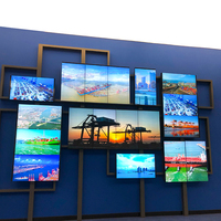 Écran LCD d'affichage vidéo mural intérieur, affichage publicitaire, panneaux multi-écrans à bordure étroite 4K HD, pour ascenseurs, magasins de détail, éducation