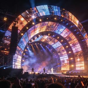 Pantalla LED Curva Flexible de Alquiler para Escenarios de Conciertos y Galas del Festival de Primavera - Product Image 5