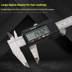 Calibro Digitale Elettronico REALMAX 150mm in Fibra di Carbonio Compositi Acciaio Inossidabile Micrometro Strumento di Misurazione Righello Digitale - Product Image 3