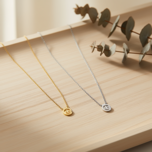 Collar de Acero Inoxidable G Tag con Colgante de 1 cm de un Solo Lado, Joyería de Moda - Product Image 2