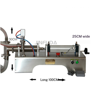 Riempitrice Pneumatica a Pistone Semi-Automatica per Bevande, Succhi, Vino e Imbottigliamento in <span class=keywords><strong>Bottiglie</strong></span> di <span class=keywords><strong>Vetro</strong></span> - Product Image 4