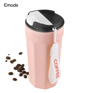 Emode Gobelet isolé en acier inoxydable de 12oz, tasse à café sous vide à double paroi avec couvercles, tasses en métal de taille personnalisée - Product Image 4