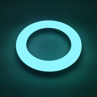 LOMINT-anneau lumineux LED coloré, absorption magnétique, pour Shisha Hookah, télécommande, accessoires de fumée, Rechargeable
