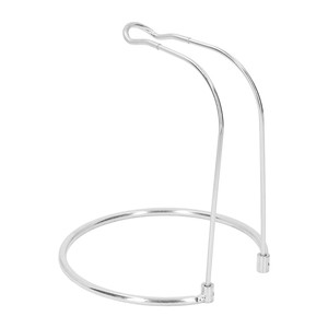 สปินนิ่งรีลสปินนิ่งสแตนเลสแบบสั้นโครงตัวยูฐานกลมน้ำหนักเบาถอดออกได้ขาตั้งเกียร์ตกปลาสีเงิน - Product Image 2