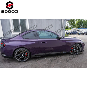 宝马2系G42 M225i M240i Coupe <span class=keywords><strong>M</strong></span>运动型下车门边缘门槛装饰扰流板干式碳纤维MP风格侧裙分离器 - Product Image 5