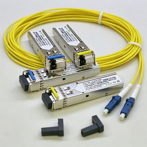 Manufacturer Price Single Mode Single Fiber LC 1310/1550nm 20KM Gigabit SFP BiDi Transceiver for Fiber Optic Network <b>Switch</b> - Product Image 1