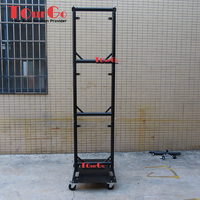 Support de treillis d'éclairage modulaire TourGo Truss pour tête mobile DJ en noir, pack trio