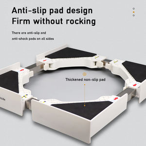 Support d'empilage de sèche-linge en acier inoxydable ABS-Gain de place Durable respectueux de l'environnement <span class=keywords><strong>à</strong></span> faible bruit Installation facile - Product Image 3