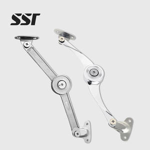 Sistema de elevación de gabinetes de aleación de zinc SSR, soporte de puerta con bisagra, modelo de soporte para tapa de gabinete, fabricado en China - Product Image 1