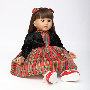 URCHOICE Belle Fille Silicone Reborn Bébé Poupées Vinyle <span class=keywords><strong>Pas</strong></span> <span class=keywords><strong>Cher</strong></span> Gel De Silice Moule Personnaliser Enfants Jouet Cadeau Reborn Artiste Bébé Collectionneur - Product Image 2