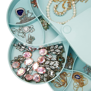 Wholesale Wholesale New Rotating Jewelry <b>Box</b> Four Layers Packaging Accessories - Product Image 2