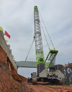 Used Zoomlion 400T zcc4000v Crawler Crane Used Condition Zoomlion Zcc1000v Make Zcc750v Zcc500 Scc550 Scc750A-6 Crane - Product Image 4