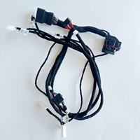 Connecteur étanche à 4 broches avec câble en spirale, isolation en PVC, homologué 12V, personnalisé pour utilisation automobile