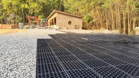 Sunsbuild - Sistema de Geomalla de HDPE Negro para Pavimentación de Grava, Rejilla de Estabilización de Suelo de Alta Resistencia a la Compresión para Entradas de Vehículos, Estacionamientos y Patios