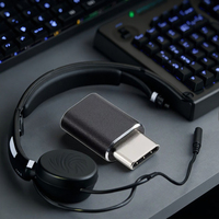 Adaptador OMFOX KTCT1 tipo C, receptor Qualcomm Dongle, Plug & Play, APTX, para sistema operativo Windows 11/10/8.1/8/7/XP