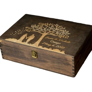 Boîte de rangement personnalisable en métal ou en bois, avec logo personnalisé, recyclable, pour bonbons, bijoux, thé, coffret cadeau, disponible en plusieurs couleurs. - Product Image 2