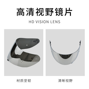 Visera de Repuesto para Casco de Motocicleta K1 K3SV K5, Material PC, Transparente, Antiviento y Antipolvo - Product Image 3