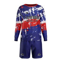 Seragam Klub Sepak Bola Pria Kustomisasi Profesional, Jersey Latihan Sepak Bola Bernapas, Cepat Kering, Anti-Bakteri, Custom