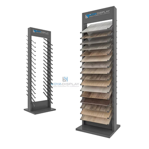 Nhà Máy bán hàng trực tiếp hiện đại phong cách kim loại gạch lát sàn hiển thị giá gốm đứng cho gạch hiển thị - Product Image 4