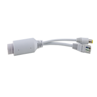 Répartiteur PoE extérieur étanche 48V 12V 1.4A 10/100Mbps 15W 802.3af/at pour caméras IP CCTV et commutateurs réseau