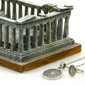 ของที่ระลึกสำหรับนักท่องเที่ยว รูปปั้นเรซิ่น 3 มิติ แบบกำหนดเอง ของจิ๋ว สถาปัตยกรรมอะโครโพลิส กรีซ กรีนาดีส - Product Image 6