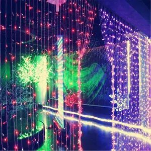 Хит продаж, рождественские светодиодные занавески «Водопад»