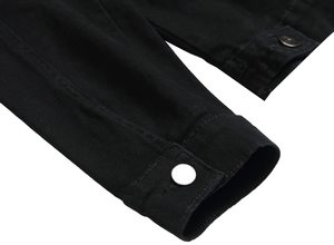 Veste en jean slim pour homme sur mesure en gros, nouveau design tendance, décontractée, unie, teinte, en coton denim pour homme, veste pour homme - Product Image 3