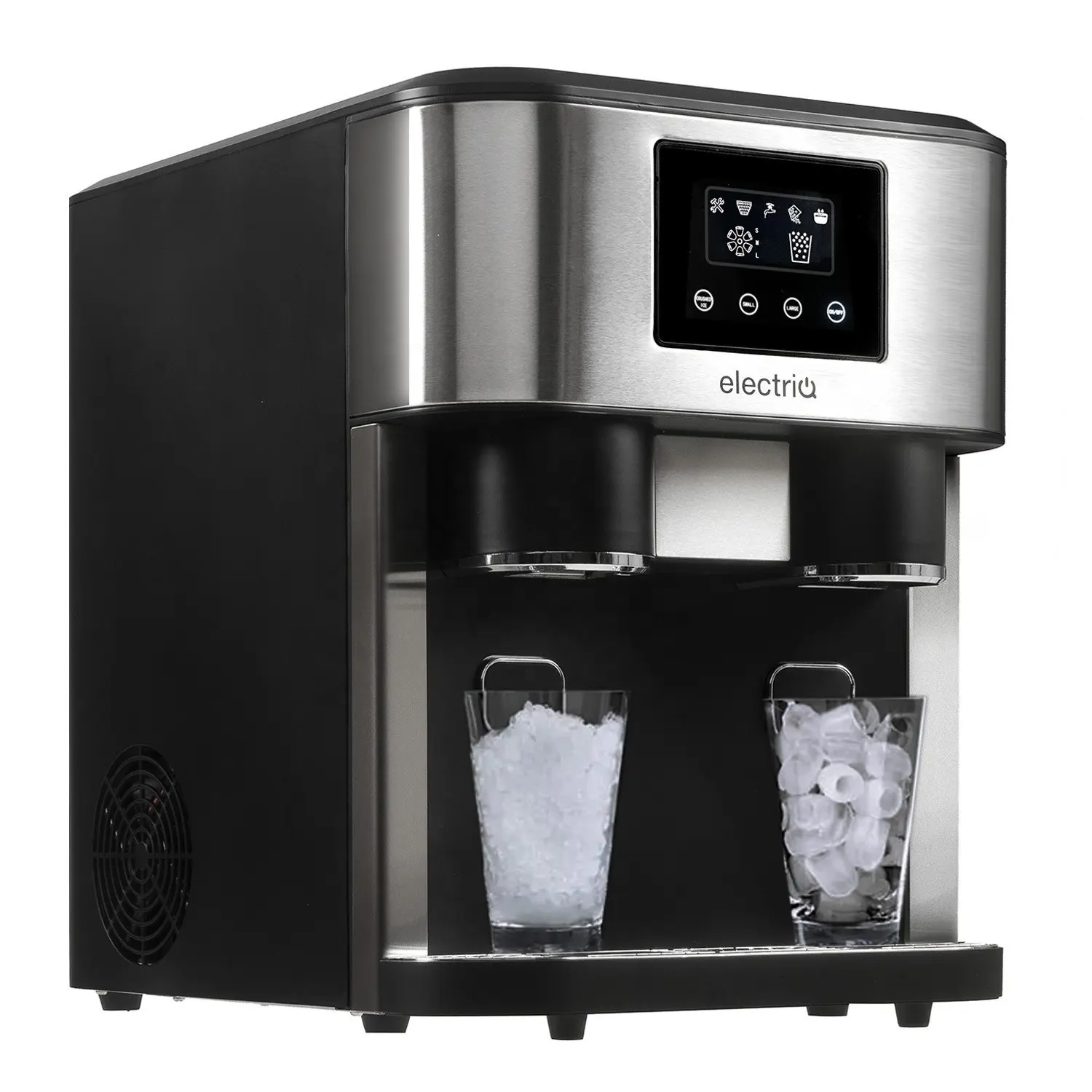 Home Office Tafelblad Bullet Shaped Ice Maker Met Crusher En Koud Water Ice Maker Automaat