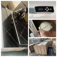 Panneau décoratif en MDF avec revêtement UV, surface haute brillance, résistant à l'humidité, plaque de meubles pour armoire, placard