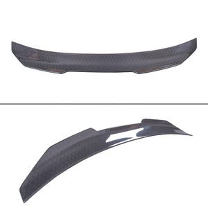 สปอยเลอร์หลังคาร์บอนไฟเบอร์ลายรังผึ้งแบบ PSM สำหรับรถยนต์ DGRCCS B8 Sedan รุ่นปี 2007-2011  ไม่ใช่ของแท้  พร้อมเคลือบสี UV ขัดเงา - Product Image 2