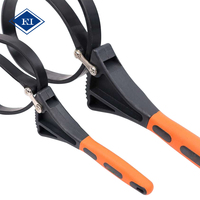 Clé à filtre à huile réglable en nylon et TPR de 6'' et 8'', outil de démontage flexible pour réparation automobile