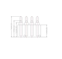 Connecteur Pogo Pin pour PCB de tous types, OEM personnalisé