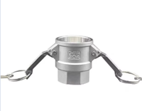 Raccord rapide Camlock en acier inoxydable haute pression WZ type D pour la connexion de tuyaux et de conduites industrielles