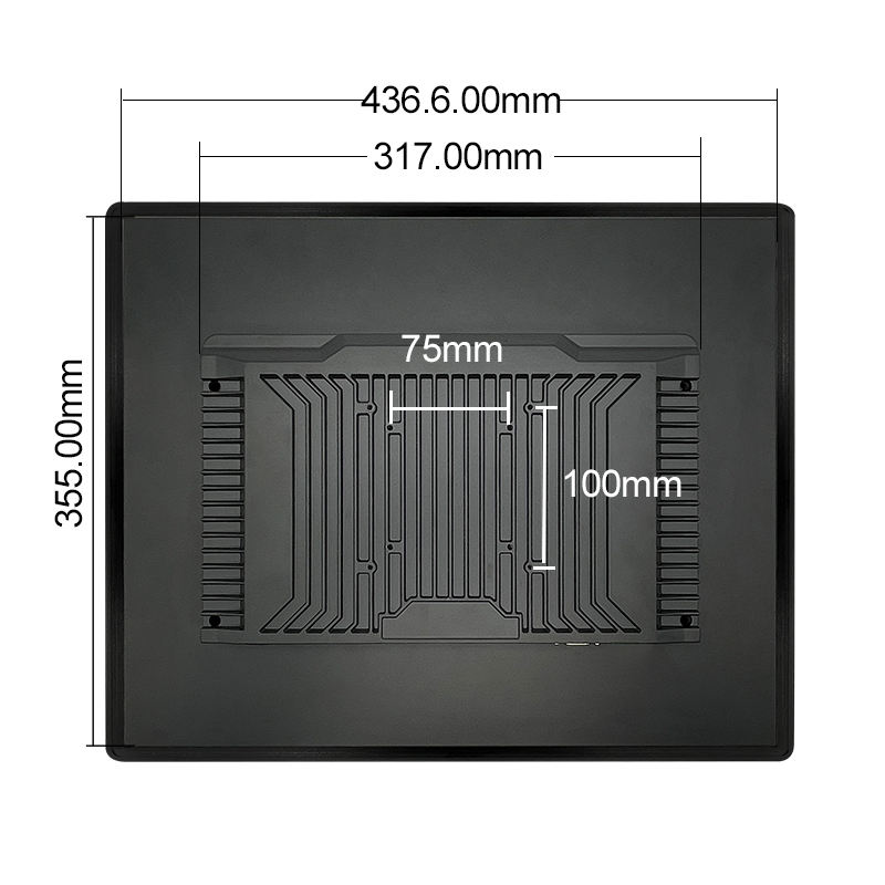 New 19 Inch Industrial Grade HD USB VGA Cable Open Frame Display Waterproof Multi Touch Screen Monitor